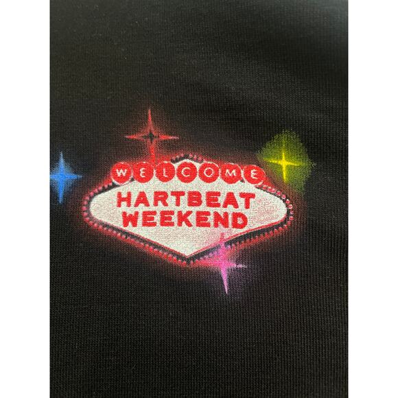 Hartbeat Weekend Las Vegas Hoodie Sweatshirt Heavyweight Mens Large 100% Cotton - Picture 2 of 7